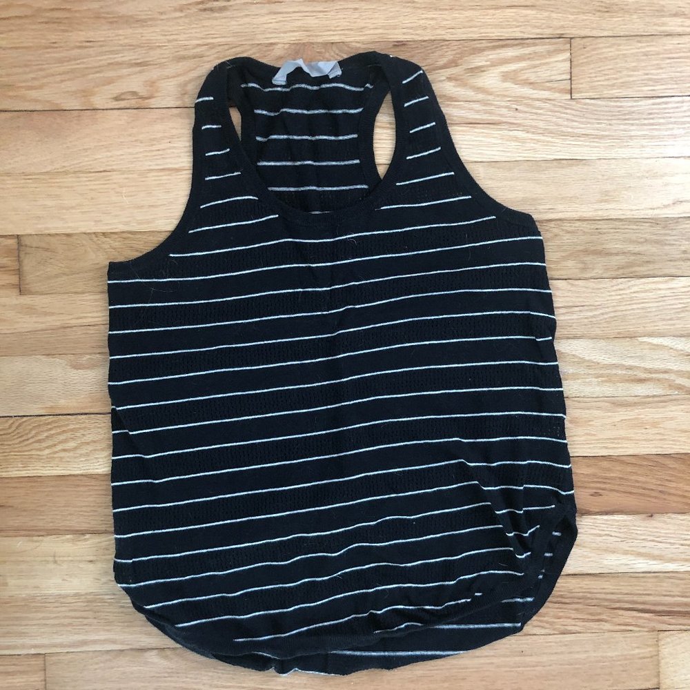 Athleta Striped Racerback Sweater Tank